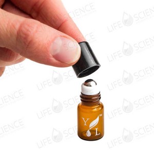 2 ml Amber Glass Bottle with Steel Ball Roll-on (12-pack) Branded 