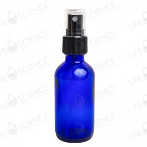 2 oz Cobalt Blue Glass Bottles Pump Sprayer (6-pack)