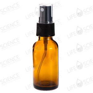 2 oz Amber Glass Bottle With Pump Sprayer (6-pack)