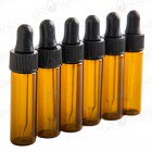 5 ml Amber Glass Vial with Dropper (6-pack)