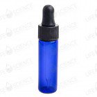 5 ml Cobalt Blue Glass Vial with Droppers (6-pack)