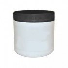 2 oz. White Plastic Double Wall Jars with Cap (3 Pack)
