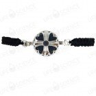 Cross-Heart White Gold Diffuser Bracelet - Small